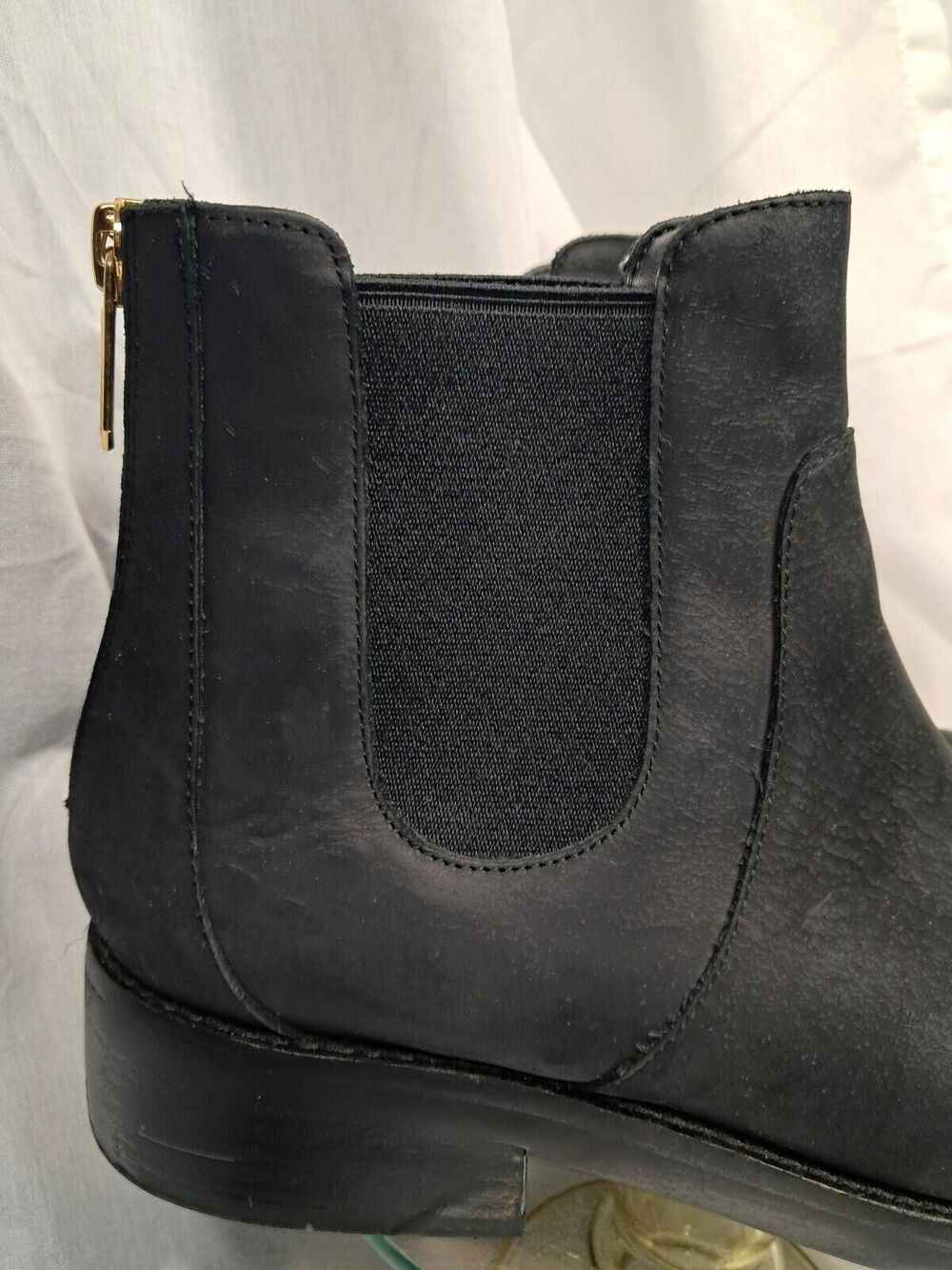 Cole Haan Women's Reid Waterproof Suede Black Ankle Boot 7.5 - Picture 3 of 14